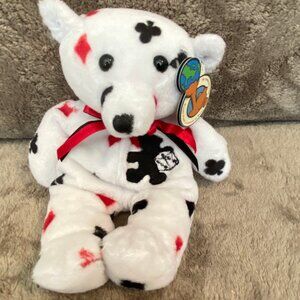 Planet Plush 'Chance' Las Vegas Bear by Sally Winey Vintage 1998 Collectable